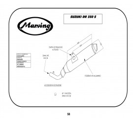 Marving S/AAA/46/BC Suzuki Dr 350