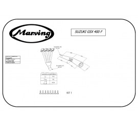 Marving S/3505/NC Suzuki Gsx 400 F
