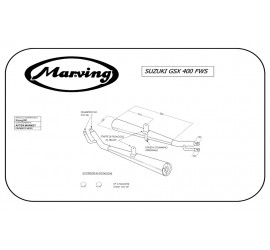 Marving S/2045/NC Suzuki Gsx 400 Fws