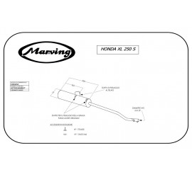 Marving EDR/6/NC Honda Xl 250 S