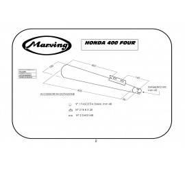 Marving H/120/BC Honda Cb 400 Four