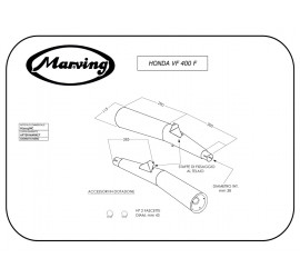 Marving H/2015/NC Honda Vf 400 F