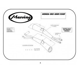 Marving H/2020/BC Honda Cbx 400 F