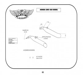 Marving H/CP02/BC Honda Cmx 450 Rebel