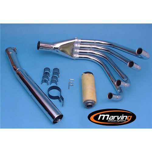 Marving Z 650 F K/25/BC Full Exhaust System - 4/1 Cromo