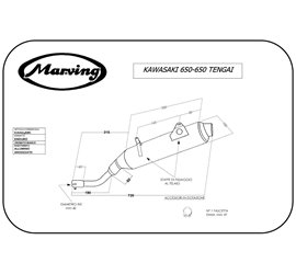 Marving K/AAA/48/BC Kawasaki Klr 650 Tengai