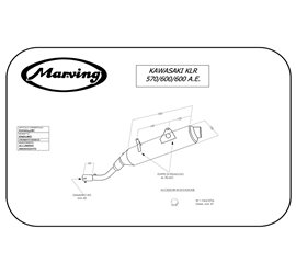 Marving K/AAA/47/BC Kawasaki Klr 600 