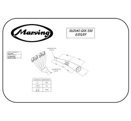 Marving S/3512/NC Suzuki Gsx 550 Es